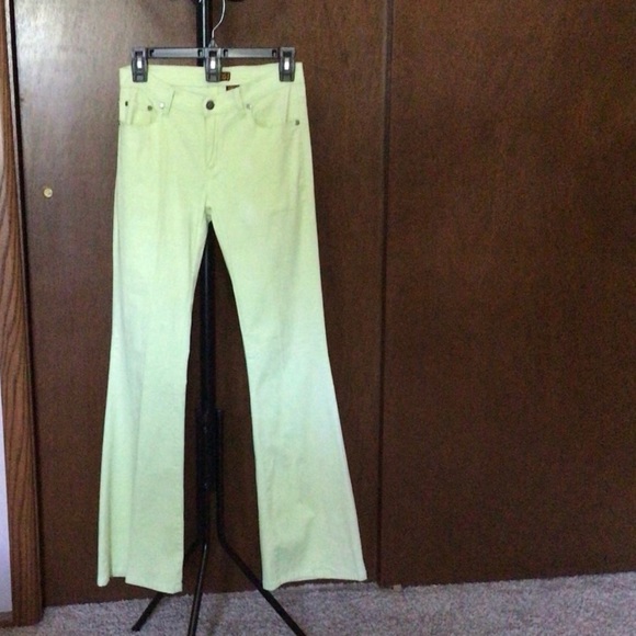 Cute Flare Bell Bottom Fitted Pants by Gimos, Light Green, Sz 11/12 run small - Picture 4 of 11